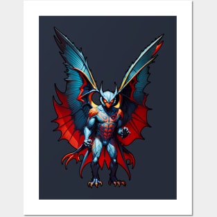 Mothman Eerie Posters and Art